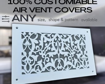 Made-to-Order Air Ventilation Grilles - Design Your Dream Ventilation Solution. Any Size, Color and Design available