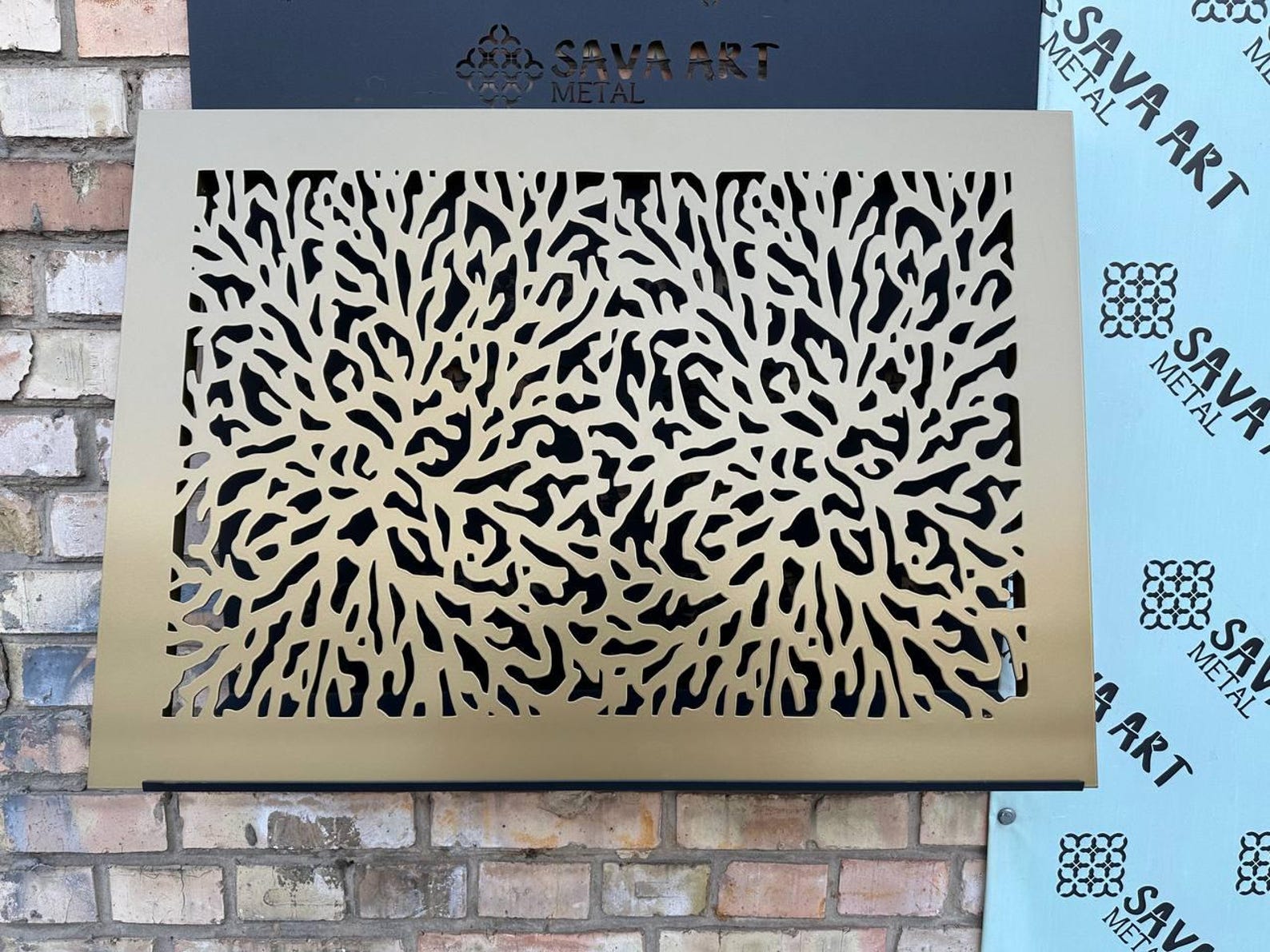 Unique Metal Framed Air Vent Screens - Rear Mounting Personalized Metal ...