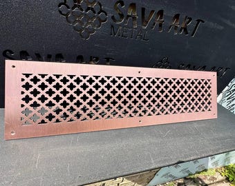 ANY SIZE and DESIGN Solid Copper Vent Covers \ Grilles \ Screens \ Grates | 100% Design and Size Customisation