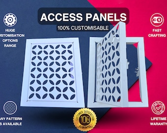 ANY SIZE and shape Metal Access Panels  with Hinges and Latches | Made from Steel, Stainless steel, Copper, Brass