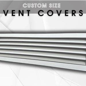 Custom size Ventilation Grilles - Bespoke Metal Air Ventilation Grilles - Custom Size and Color