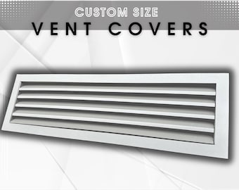 Custom size Ventilation Grilles - Bespoke Metal Air Ventilation Grilles - Custom Size and Color