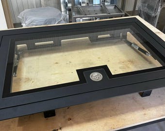 100% Custom Built Glass Door Floor Hatches | Made-to-Measure Access Doors | Any Size Trap Doors | Service Units | Custom Floor Doors