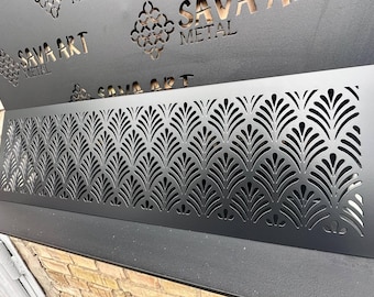 Fully Personalized Metal Framed Air Vent Covers - Bespoke Metal Air Grilles with Rear Inset - Made-to-Measure Metal Air Vent Covers