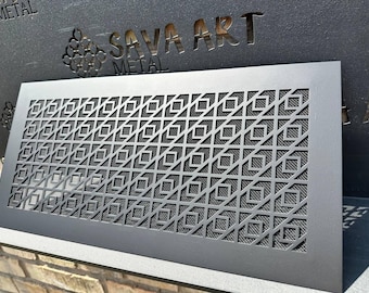 Tailored Air Vent Covers with Back Frame - Handcrafted Air Vent Covers - Personalize Every Detail