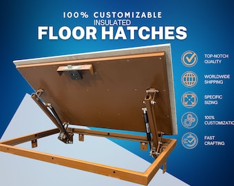 Unique Steel Floor Access Door - Custom-Made to Enhance Your Space - Tailored Steel Floor Hatch - ANY COLOR AVAILABLE
