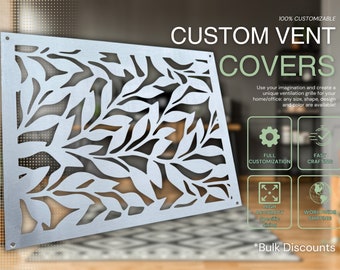 Individual Size & Design Stainless steel Ventilation Grilles, Air Registers, Vent Covers, Registers, HVAC Air Grates