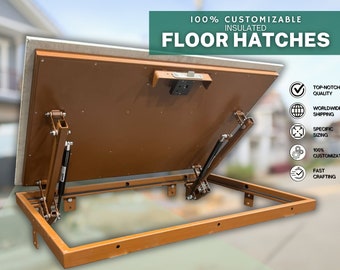 Bespoke Steel Floor Access Panel - Custom-Made to Fit Your Space - Custom Trapdoors