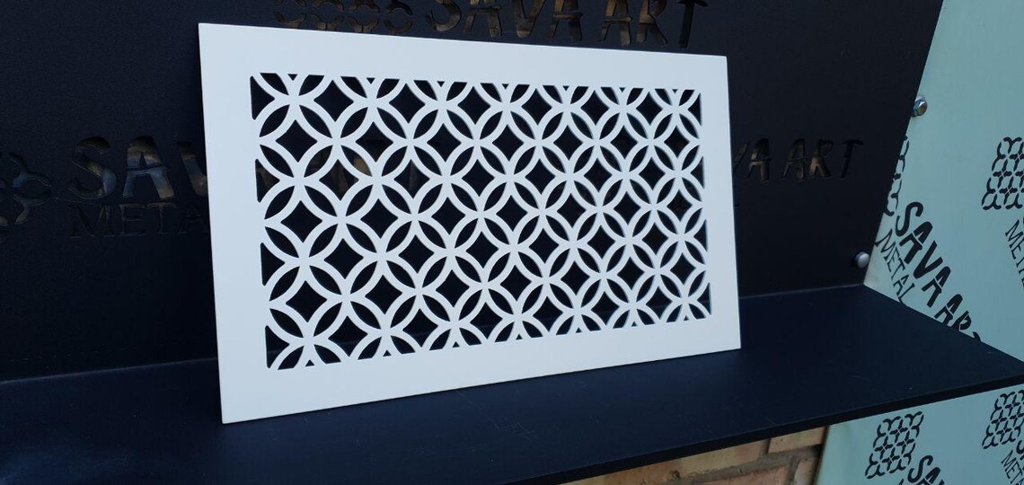 Unique Metal Framed Air Vent Screens - Handcrafted Metal Air Diffusers ...