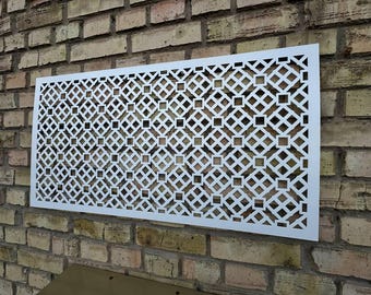 Bespoke Custom Size and Style Metal Air Vent Grille - Design Your Pattern, Steel Frame