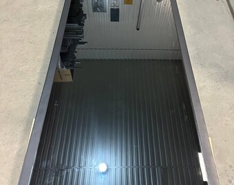 Made-to-order bespoke Glass Floor Door with Key lock system - Unique Glass Cellar Access Panel Unit - Custom Glass Floor Hatch