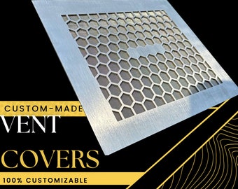 Custom-made Stainless Steel Ventilation Grilles with Mesh, Fully Customizable Patterns and Sizes