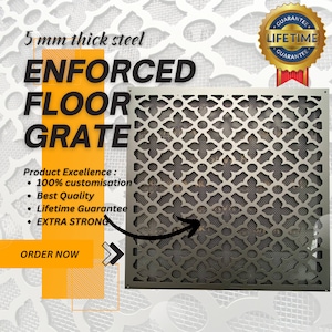 Individuell gefertigte Lochgitter, 5 mm Wandstärke, Roste, Roste, Roste