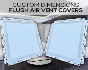 Frameless Drywall Flush Veny Covers, Bathroom / Ceiling / Walls Air grilles, custom wall vent covers