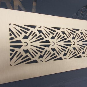 PUUR geborsteld messing! 100% op maat gemaakte luchtroosters, luchtretourroosters, aangepaste luchtroosters, vloerroosters, afvoerafdekkingen