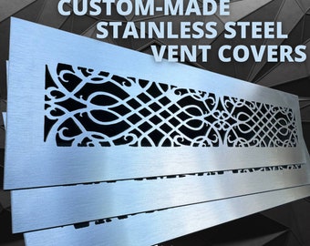 Individual Size & Design Stainless steel Ventilation Grilles, Air Registers, Vent Covers, Registers, HVAC Air Grates