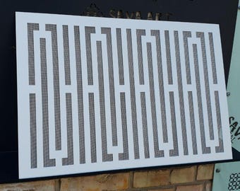 Fully Custom Air Vent Covers with Rear Frame 1mm thick Steel - Design Your Ideal Vent Cover