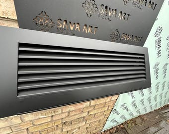 Fully Customizable Ventilation Grilles - Bespoke Metal Air Ventilation Grilles - Custom Size and Color