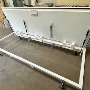 Bespoke Custom Steel Floor Hatch with Overal Border for floor Covering - Made-to-Measure Steel Floor Access Door