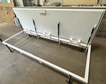 Bespoke Custom Steel Floor Hatch with Overal Border for floor Covering - Made-to-Measure Steel Floor Access Door
