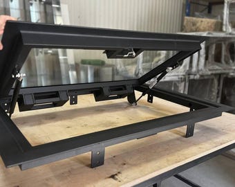 Totally Custom Built Glass Door Floor Hatches | Made-to-Measure Access Doors | Any Size Trap Doors | Service Units | Custom Floor Doors