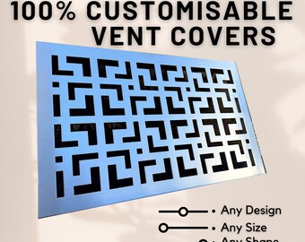 Individual Size & Design Stainless steel Ventilation Grilles, Air Registers, Vent Covers, Registers, HVAC Air Grates