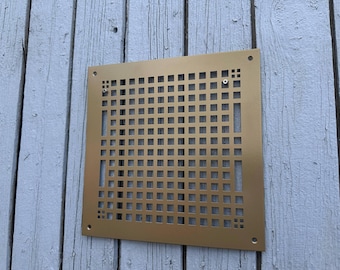 Custom Size&Design Metal Air Vent Grilles – Decorative HVAC Registers (1mm Thick)