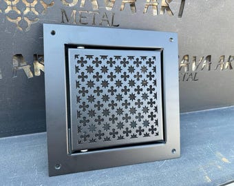 ANY SIZE | Decorative metal access panels | Totally customizable | Any pattern, shape & size available