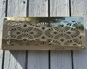 Fully customized PURE BRASS Air Grilles, Custom Vent Covers, Air Registersl, Air diffusers, Ventilation Grilles
