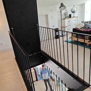 Bespoke Floor Hatch with Electric lifting system - Made-to-Measure Steel Floor Access Door with Remote controlled opener