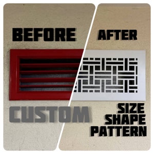 Custom Design & Size Magnetic Mounting Ventilation Grilles, Air Vent Covers, Air Grates, HVAC Air Grates