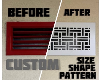 Custom Design & Size Magnetic Mounting Ventilation Grilles, Air Vent Covers, Air Grates, HVAC Air Grates