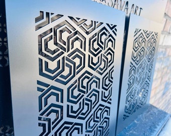 Handcrafted Flat Metal Air Vent Panels - Artisan Metal Air Passage Grates - Custom Metal Air Diffusers