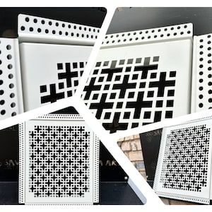 Frameless Drywall return grilles, Bathroom / Ceiling / Walls Air grilles, custom wall vent covers