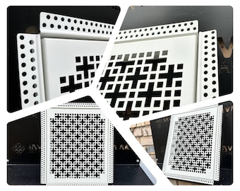 Frameless Drywall return grilles, Bathroom / Ceiling / Walls Air grilles, custom wall vent covers