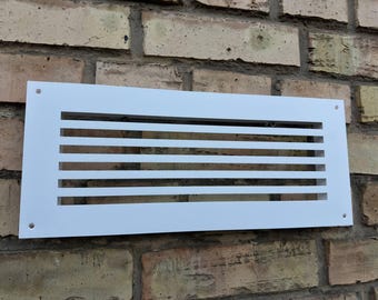 Bespoke Custom Size and Style Metal Air Vent Grille - Design Your Pattern, Steel Frame