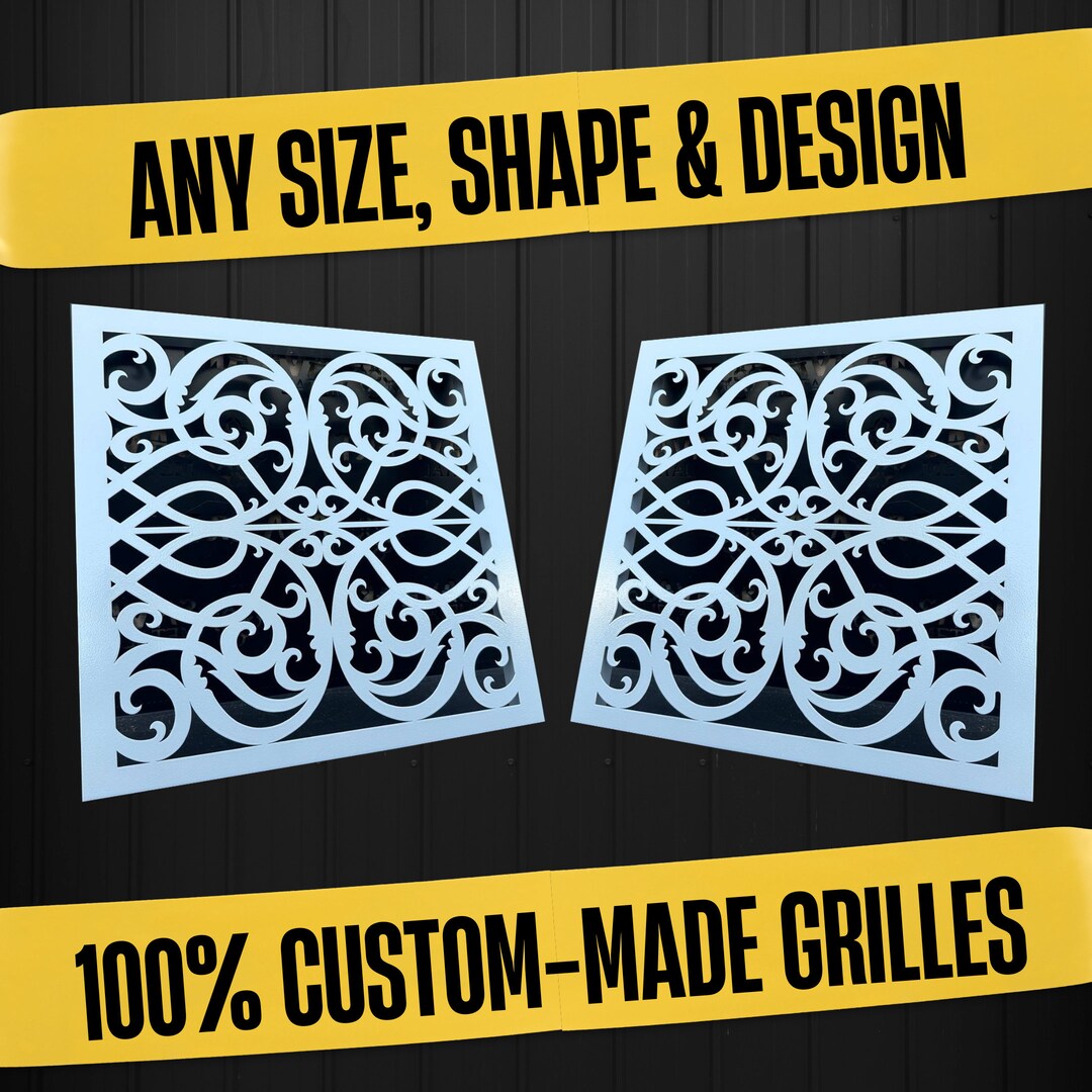 Custom Metal Framed HVAC Diffusers - Made-to-order Metal Framed Air ...