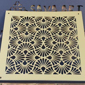 Custom-made vent Covers with Rear Mount - Personalized Air Vent Grilles - Handcrafted with 1mm Precision