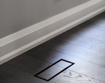Specific Size Frameless No-See Metal Wall / Floor Grates, Bathroom / Living room/ Bedroom / Kitchen floor air grilles.
