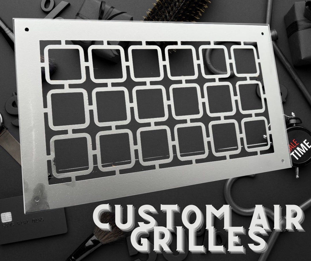 Fully Customizable Flat Ventilation Grilles - Tailored Flat Air Vent ...