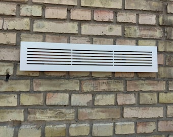 Handcrafted Metal Framed Air Flow Grilles ( Rear Mounting ) - Bespoke Metal Rear framed Air Ventilation Panels