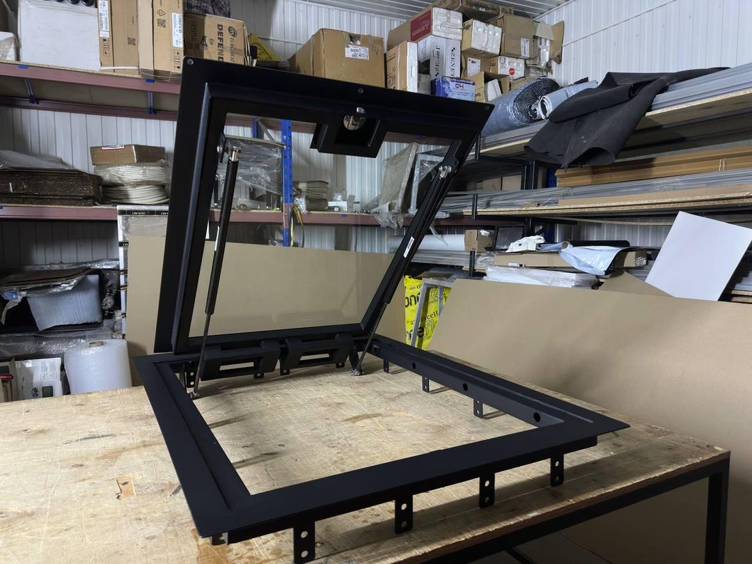 Any Size Tailored Custom Glass Floor Access Panel - Handmade Interior ...