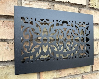 Made-to-Order Vent Covers 1mm Steel - Fully Personalized Size, Color and Design - Tree design Inspired vent