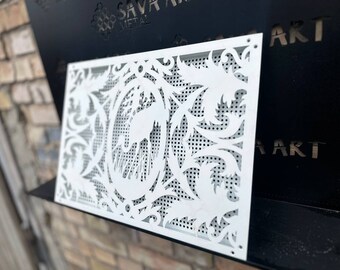 Custom Built Bespoke Metal Ventilation Grilles with Rear Perforation Grid / Mesh - Tailored to Your Specifications