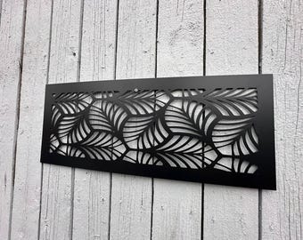 Made-to-Order Vent Covers 1mm Steel - Fully Personalized Size, Color and Design - Tree design Inspired vent