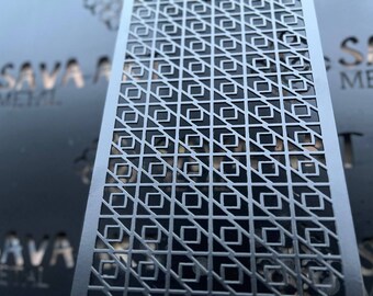 Artisan Metal Framed Air Vent Panels with Rear Mounting - Tailored Metal Framed Air Diffusers - Unique Metal Framed HVAC Grilles