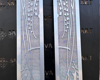 Custom-made Flat Steel Cabinet Screens with Stainless Steel Mesh - Tailored Metal Flat HVAC Registers - Customizable Air Vent Covers