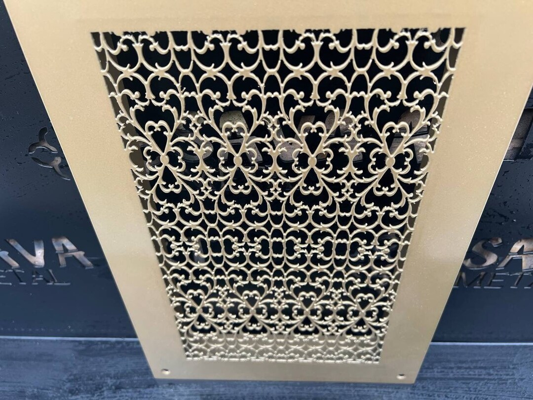 Unique Metal Rear Frame Air Vent Screens - Personalized Metal Framed ...