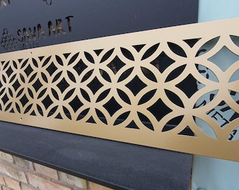 Tailor-Made Design 18-gauge Flat HVAC Grilles - Made-to-Order Metal Air Flow Diffusers - Custom Metal Air Passage Grates
