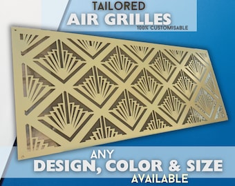 Custom-Made Air Vent Covers - Bespoke Air grilles - Design Your Dream Ventilation Solution. Any Size, Color, and Design available